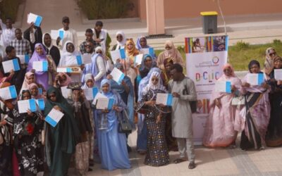 Après plusieurs mois de formation, SUPNUM certifie les bénéficiaires du projet D-CLIC en développement web, design et fibre optique